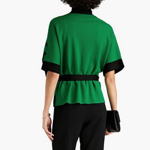 NWT Diane von Furstenberg DVF Wrap Top Cardigan for Office to Evening - Picture 5 of 14